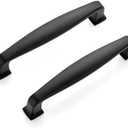 Ravinte 5 Pack 3-3/4 Inch Kitchen Cabinet Handles Matte Black Pulls Black Drawer Pulls Kitchen Cabinet Hardware for Cupboard Drawer Handles