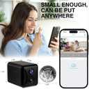 4G LTE Hidden Camera,Cellular Security Camera No WiFi with 4G SIM Card, 4K HD Portable Car Spy Camera, 160 Wide View, with Night Vision, AI Motion Detection Alert App Control