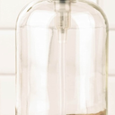 32 Ounce Glass Pump Dispenser Bottle, Large Amber Container with Pump for Shower and Bath Shampoo Soap Conditioner Lotion - 1 Liter - by Kitchentoolz