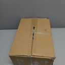 Chumia 100 Pack Soft Closing Cabinet Hinges for Kitchen 1/2 Inch Partial Overlay Kitchen Cabinet Door Hinges 105 Degree Concealed with Mounting Screws for Frameless Face Frame Door