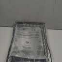 Large 2 Tier Fruit Basket for Kitchen Counter with 2 Banana Hangers, Metal Fruit Bowl with Protection Mats for Vegetable Bread Snack, Countertop Organizer  Black, 14.5" W x 9.5" D