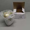 Tanlade 50 Pcs Gold Square Plastic Serving Bowls 8 oz Disposable Snack Salad Bowl Small Party Candy Bar Containers Taco Bar Serving Dishes for Buffet Chips Fruit