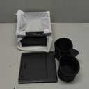 2025 Upgrade Center Console Organizer Tray for Tesla Model Y Accessories 2024-2020/For Tesla Model 3 Accessories 2023-2021 [Slide Smoothly/US Patent] Cup Holder Matte Black