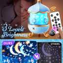 Frozen Toys, 15 Music+16 Films+315 Colors Night Light for Kids, 360+Remote+Cordless Star Projector for Kids Night Light Projector, Princess Toys for Girls Room Decor, Princess Gifts Frozen Gifts