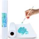 Joyooss Easel Paper Roll, Drawing Art Paper Roll Wide 16" x 984" Long (82 Feet) Painting Roll of Paper Kid Art and Craft Coloring White Paper for Kids Wrapping Doodle Gift 2 Packs