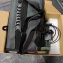 ODSD Cordless Electric Lunch Box for Adults, 16000mAh Rechargeable Self-Heating Lunch Box Food Warmer with Timer & Adjustable Heating, 34oz/1L Container with Insulated Bag for Office Car Outdoor (Green/Dark Green)