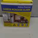 2 Packs Carbon Monoxide Detectors Carbon Monoxide Alarm CO Alarm Detector Monitor with LED Digital Display Battery Operated