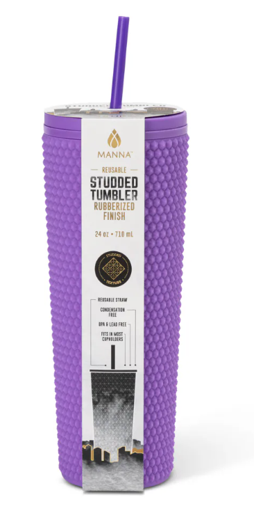 Manna Studded Tumbler 24oz