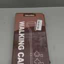 Elegant Walking Cane for Women, Foldable & Adjustable Cane for Seniors with Self-Standing Tip | Lightweight Mobility Aid for Stability & Balance Support (Pink Flower)