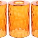 Small Glass Lamp Shade Cover 3.9 Inch Decorative Lampshade for Table Lamp Pendant Light Fixture Replacement Clear Ripple Texture