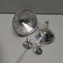 Anaeat 2 Pack Stainless Steel Kitchen Funnel Set, Multi-Use Premium Metal Food Grade Cooking Funnels with 2 Removable Strainer Filter for Transferring Liquid or Dry Ingredients & 1 Pc Cleaning Brush