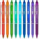 Pilot FriXion Clicker Erasable, Refillable & Retractable Gel Ink Pens Fine Point 0.7mm, Erasable Pens, Assorted Color Inks, 15-Pack Pouch