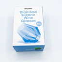 Wine2Go Diamond Silicone Wine Glasses 9oz Pack of 2