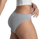 Fruit of the Loom Women's No Show Seamless Underwear, Amazing Stretch & No Panty Lines, Available in Plus Size (L)