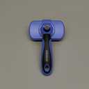 Swihauk Self Cleaning Slicker Brush - Skin Friendly Deshedding Grooming Tool for Dogs & Cats, Suitable for Shedding & Haired Pets, with Pet Supplies Accessories, Blue