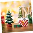 Christmas Aquarium Decoration Set: Christmas Fish Tank Decorations Xmas Tree Figure Present Box Miniature Resin Micro Landscape Ornaments for Fish Tank Supplies Table Decor