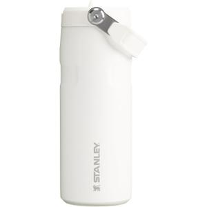 STANLEY IceFlow Flip Straw 2.0 Water Bottle 16 OZ | Built-In Straw with Larger Opening | Lightweight & Leak-Resistant | Insulated Stainless Steel | BPA-Free | Frost