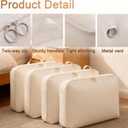 Closet Storage Bags 8 Pack, Soft Small Space Saver Organizer