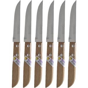 Thai Kitchen Steak Knives Stainless Steel Knives Kiwi 501 6 Pcs per Set