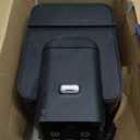 Hot & Iced Coffee Maker with Bold Setting, Single Serve Coffee Maker for K Cup and Grounds, 6-14 Oz Brew Sizes, 50 Oz Removable Water Tank, One Cup Coffee Machine with Reusable Filter, Black