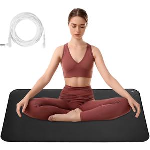 Grounding Mat 35" x 24" Conductive Grounding Pad for Home Use, Connect to Earth's Natural Surface Indoors