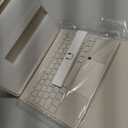 Harvopu Compatible with iPad Air 11 Inch & Air 5th/ Air 4th Generation Case with Keyboard - Multi-Touch Trackpad, 7-Color Backlit, Detachable Folio Keyboard Cover for Air 11-inch M4/M3/M2 (Starlight)