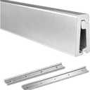 Upgrade RV Table Wall Mount, Outside Track Mout, Aluminum Alloy Support Trim Mill Finish for Sliding Table, Table Side Support Replacement Fitting 25"