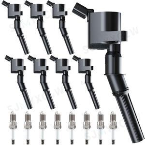 Ignition Coil Pack DG508 & Iridium Spark Plugs SP479 compatible with Ford Expedition/Excursion/F150 F250 F350 1999 2000 2001 2002 2003,fit for Lincoln Navigator 1998 1999 5.4L V8 (Set of 8)