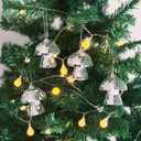 4Pcs Mini Disco Mushroom Hanging Ornaments Mirror Ball Decorations for Christmas Tree Party, Wedding Christmas Home New Year Unique Decor