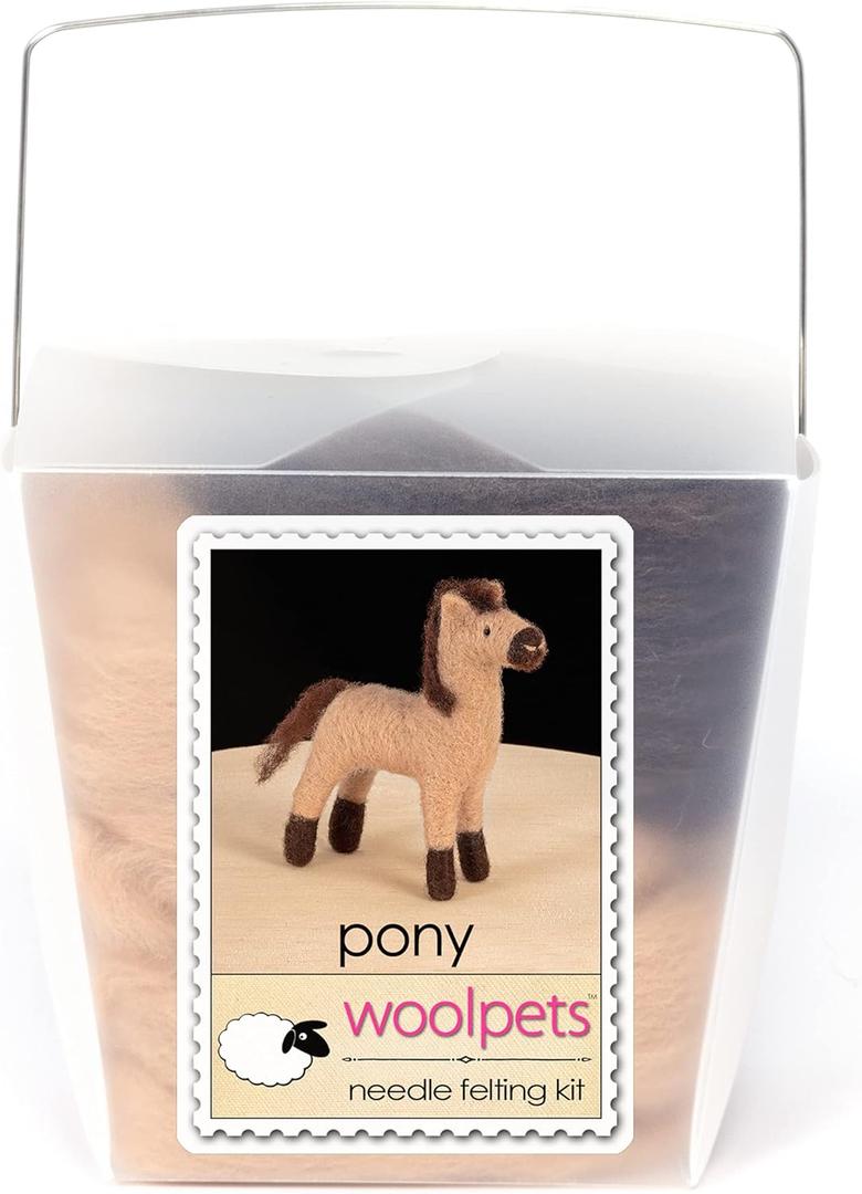 WoolPets Pony - Needle Felting Craft Kit
