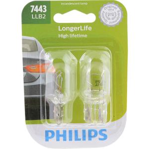 Philips LongerLife Mini Bulb - 7443LLB2