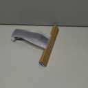 Dancemoon Just Hang Shower Squeegee for Glass Doors, All-One-Piece Silicone with Built-in Hook Design for Easy Hanging, Household Window Mirror Squeegee for Bathroom, Glass, Kitchen, Tile Wall, Car (Classic Black)