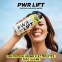 Whey Protein Water Sports Drink by PWR LIFT | Variety Pack | Keto, Vitamin B, Electrolytes, Zero Sugar, 10g of Protein | Post-Workout Energy Beverage | 16.9oz (Pack of 12) (EXP 10/29/25)