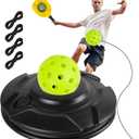 Match Buddy Pickleball Trainer with String Sportastic Pickleball Practice Rebounder Accessories Training Aids and Equipment Indoor Hitting Trainer Machine Outdoor (black)