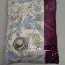 jinchan Nursery Curtains 95% Blackout Blue Floral Curtains for Kids Room, 84 Inch Length Farmhouse Drapes for Bedroom Living Room Darkening Window Treatment Grommet Top Set of 2 Panels