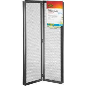Zilla Screen Cover with Center Hinge for Reptiles, 24" x 12"