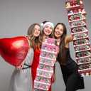 Jaywayang 4PCS Christmas Money or Gift Card Holder with 10 Slots, Surprise Cash Envelope Holders for Men Women Girls Boys