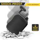SF 3Pcs Neoprene Conventional Reel Covers Round Reel Case with 6 Breathing Holes, M Size, Black