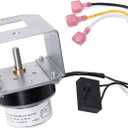 Criditpid Replacement 812-4421 Auger Feed Motor for Quadrafire Classic Bay 1200, Castile, Mt Vernon Pellet Stove, 2.4 RPM Auger Motor with Bracket for Heatilator CAB50, PS35, PS50 Pellet Stove