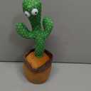 Pbooo Dancing Talking Cactus Mimicking Toy,Talking Repeat Singing Sunny Cactus Toy 120 Pcs Songs for Baby 15S Record Your Sound Sing+Dancing+Recording+LED