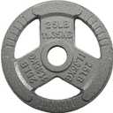 Fitvids 2 Inch Olympic Barbell Weight Plates Set, 25 LB Barbell Weight Set for Home Gym Strength Training, Triple-handle Design