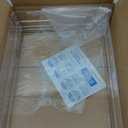 STORi SimpleSort 2-Piece Stackable Clear Drawer Organizer Set | 12" x 9" x 2" Rectangle Trays | Wide Makeup Vanity Storage Bins and Office Desk Drawer Dividers | Made in USA