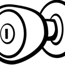 3 Pack Stainless Ball Door Knobs with Lock and Key - Round Ball Entry Lock Interior/Exterior Door Knob for Bedroom/Bathroom