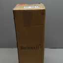 Beionxii Outdoor Post Lights, 20inch Large Modern Large Exterior Post Lantern Pillar Light with Pier Mount Base, Black Cast Aluminum w/Clear Cylinder Glass - A291P-1PK (NOT Solar, 110-120V AC)