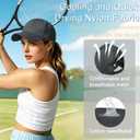 2Pack Womens Criss Cross Ponytail Baseball Cap, Quick Drying UV Protection Breathable Sport Outdoor Sun Hat