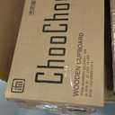 ChooChoo Bathroom Wall Mirror Cabinet, Medicine Cabinet with Single Door and Adjustable Shelf, Over The Toilet Space Saver Storage Cabinet, Walnut (6.3"D x 21.6"W x 24.0"H)