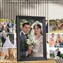 Frameo Digital Picture Frame, 10.1 Inch Smart WiFi Photo Frame with 1280x800 HD IPS Touch Screen, Auto-Rotate, Wall Mountable, Share Photos/Videos Instantly via App from Anywhere 10.1 inch Black