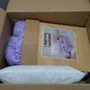 Intelligent Design Twin Comforter Set, 3 Piece Metallic Hearts Cozy Bedroom Set for Girls, Twin Bed Set Soft & Plush Comforter, All Season Fluffy Bedding Set, Rosalie, Twin/Twin XL, Purple Silver