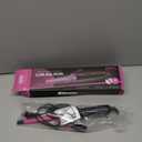 1/2 Inch Small Curling Iron for Short Hair, Dual Voltage Small Curling Wand with 2 Heat Settings 430F & 450F for Tight Curls, Pink