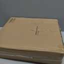 Briful Orchid Artificial Flowers 18in White Fake Orchid Silk Flowers with Ceramic Pot Faux Orchid Arrangement for Home Office Room Coffee Table Centerpiece Modern Decoration